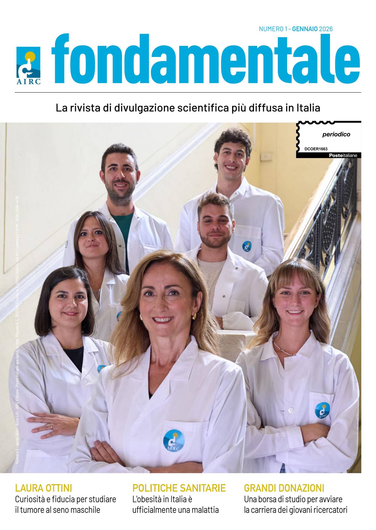 Fondamentale Gennaio 2026 By Fondazione AIRC Per La Ricerca Sul Cancro fondamentale-gennaio-2026-by-fondazione-airc-per-la-ricerca-sul-cancro