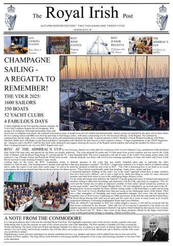 The Royal Irish Post - Autumn Winter 2025 - Additional Events for 2026 - JAN UPDATE