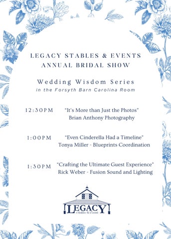 legacystablesandevents 2026 Bridal Show 家具目录 第 7 页