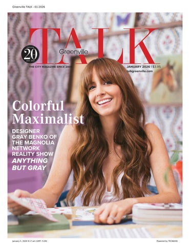Talk Greenville Magazine - January 2026