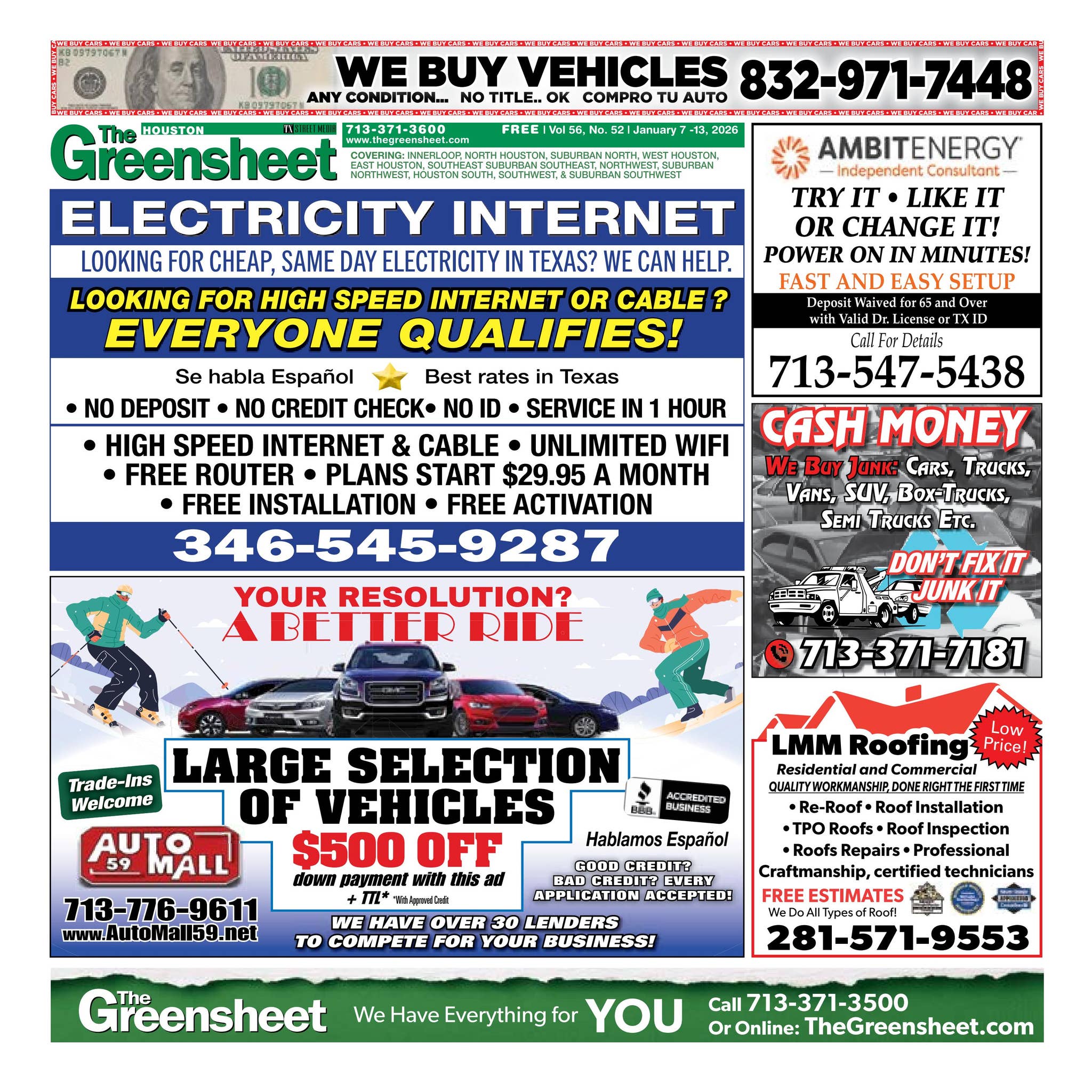 The Green Sheet Classifieds