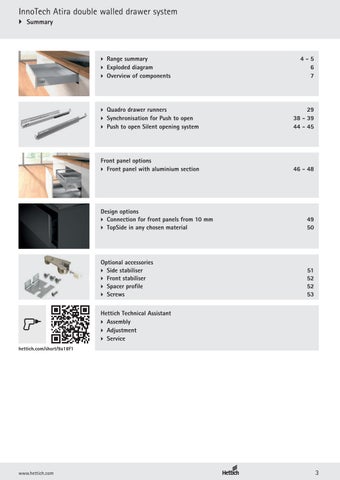 InnoTech Atira 家具手册 第 3 页