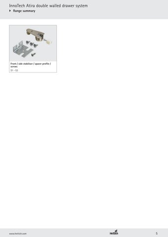 InnoTech Atira 家具手册 第 5 页