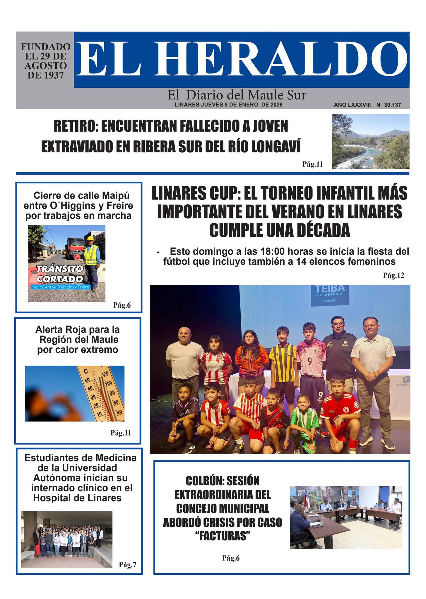 Jueves 08 de enero 2026