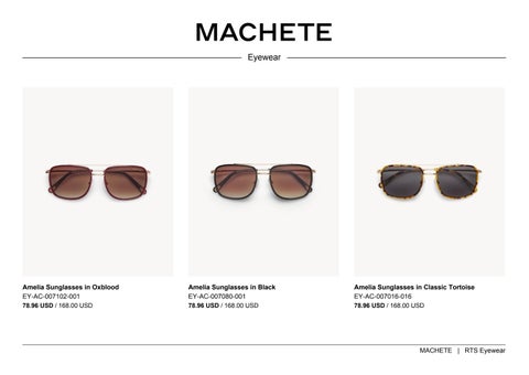 Current Eyewear Assortment 