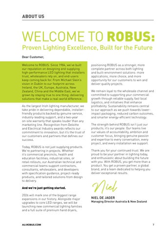 ROBUS 灯饰目录 2026 - Australia 第 8 页
