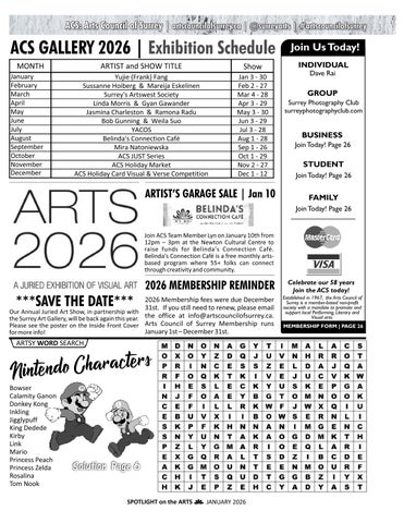 射灯 on the ARTS | January 2026 第 4 页