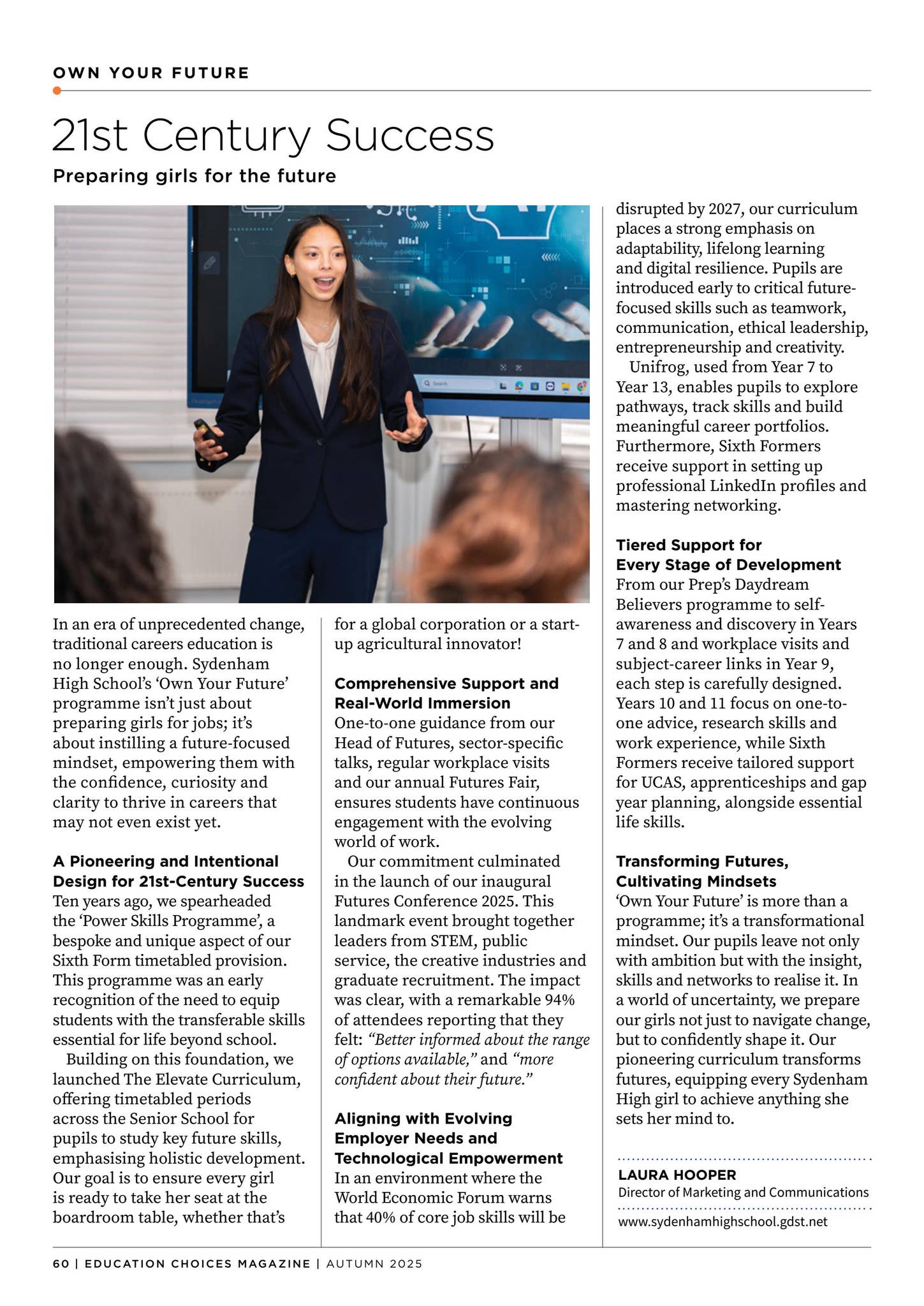 Education Choices Magazine Autumn 2025 by educationchoicesmagazine - Issuu