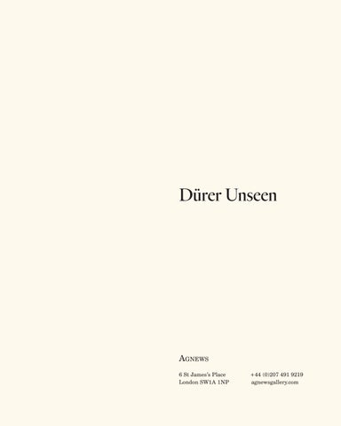 May 2022 - Dürer Unseen 第 5 页