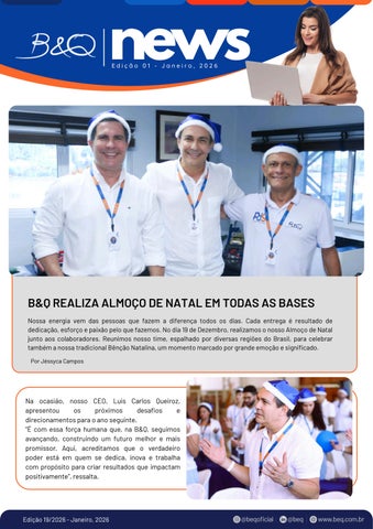 B&Q NEWS - 19ª EDIÇÃO - 2026