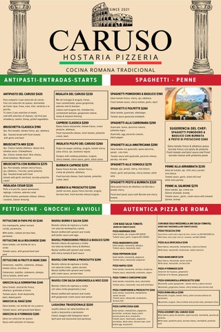 MENU 2026 GRANDE 40X60 CARUSO
