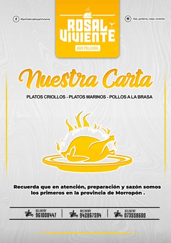 Menu Actualizado 2026