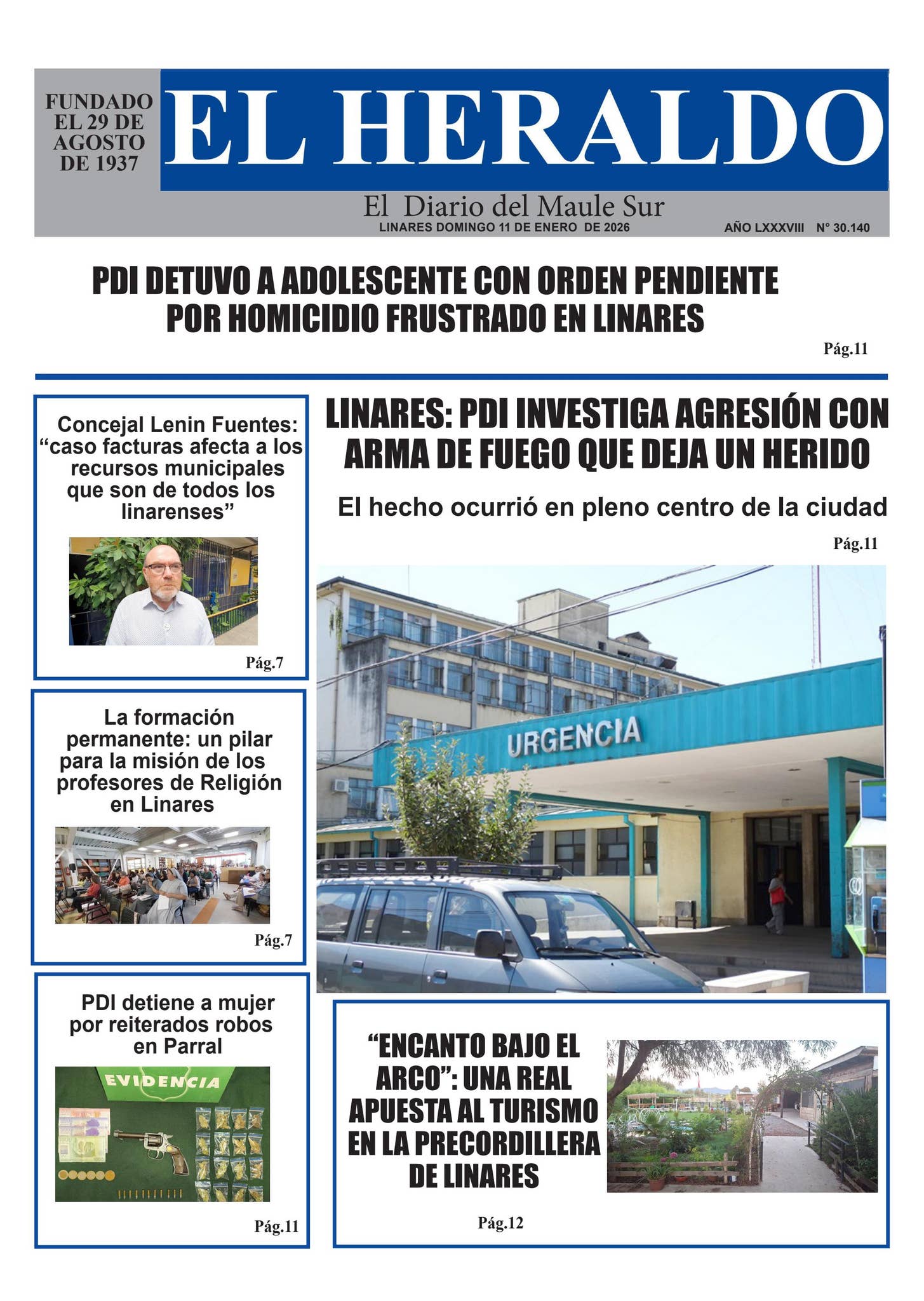 Domingo 11 de enero 2026