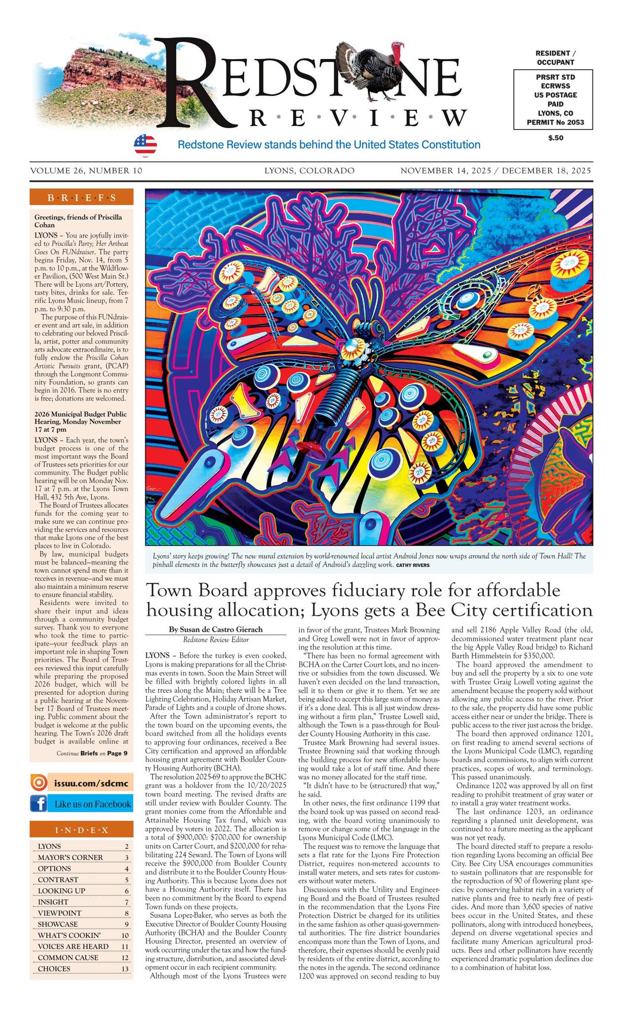 Redstone Page Redstone November/December 2025 by Redstone Review - Issuu