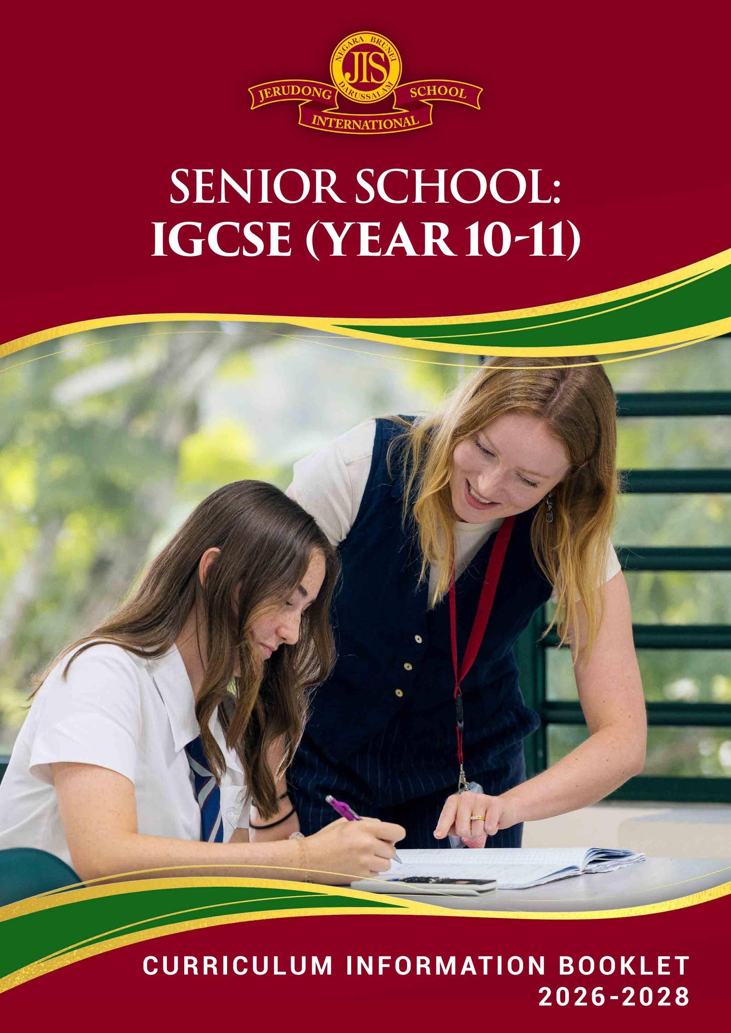 Year 10 & 11 (Upper Years) - Curriculum Information Booklet 2026-2028 ...