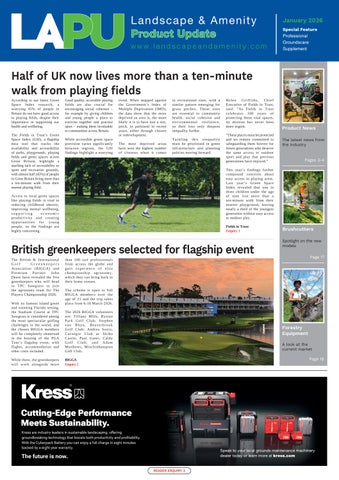 Landscape & Amenity Landscape & Amenity Product Update January 2026