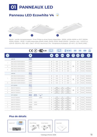 灯饰目录 Noxion 2026 法文 第 13 页