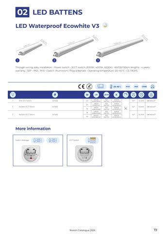 Noxion LED 灯饰目录 2026 英文 第 19 页