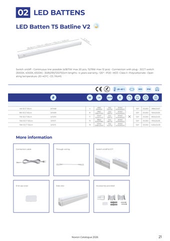 Noxion LED 灯饰目录 2026 英文 第 21 页