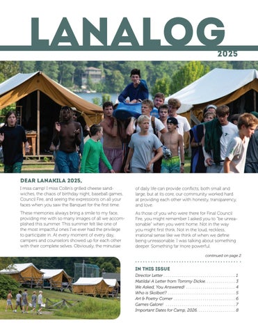 Lanalog - Lanakila - 2025