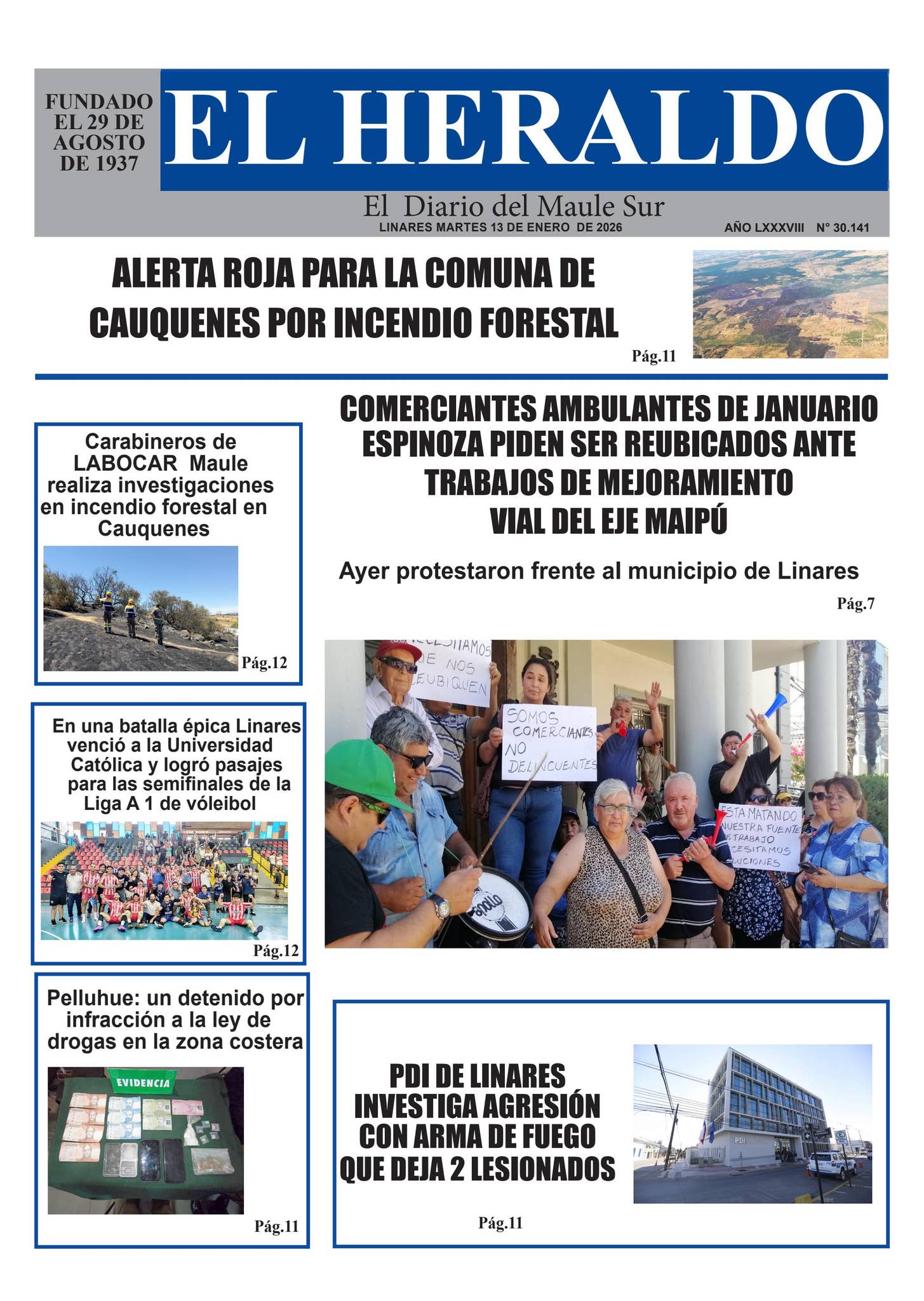 Martes 13 de enero 2026