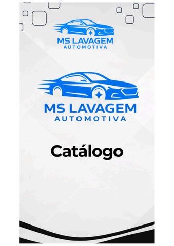 CATALOGO MS LAVAGEM AUTOMOTIVA