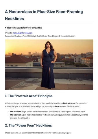 Plus-Size Necklines Guide: Flatter Your Face and Elongate Your Silhouette