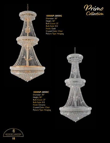 Artistry Lighting 灯饰目录 · 吊灯 Selections 2022 第 20 页