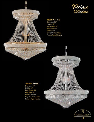 Artistry Lighting 灯饰目录 · 吊灯 Selections 2022 第 21 页