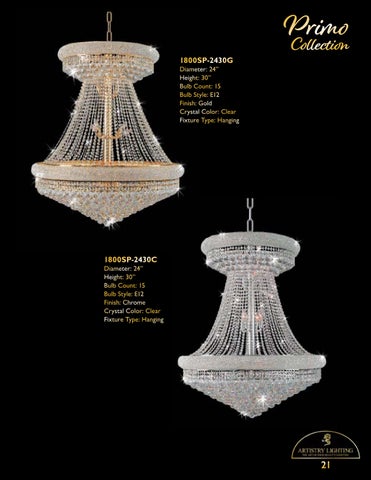 Artistry Lighting 灯饰目录 · 吊灯 Selections 2022 第 23 页
