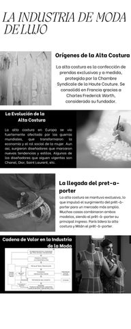 Análisis Infográfico Caso Mercado de la moda de lujo" según información de INCAE Business School