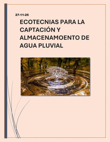 revista de la captacion del agua cami 4
