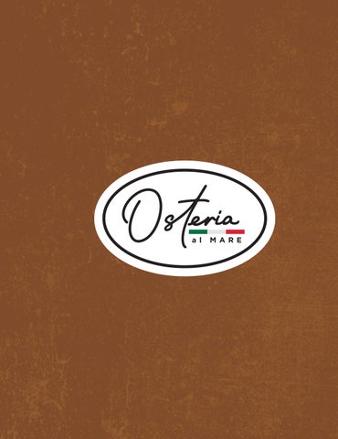 Osteria Al Mare Beverage Menu