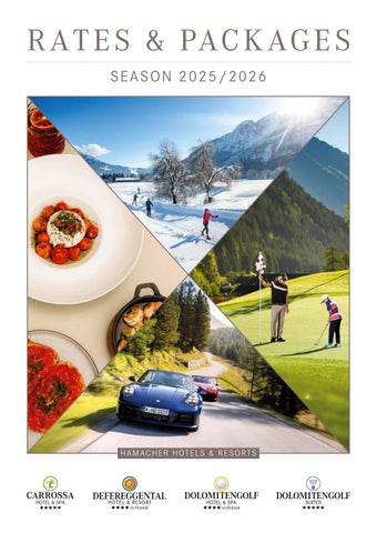 Rates & Packages 2025-2026