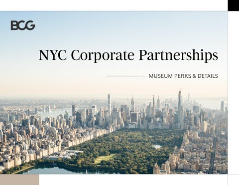NYC Corporate Partnerships