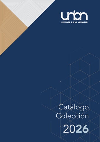 Catalogo Colección 26 UNION