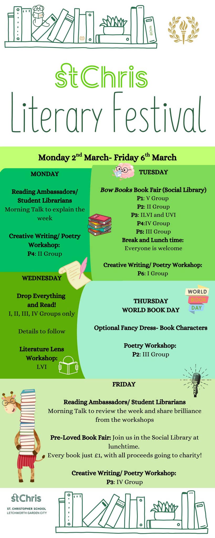St Chris Literary Festival - 2026 by St Christopher School - Issuu