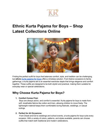 enthinc kurta pajama for boys-shop  lasted collection online