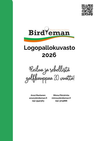 2026 Logopallokuvasto - Birdieman Oy