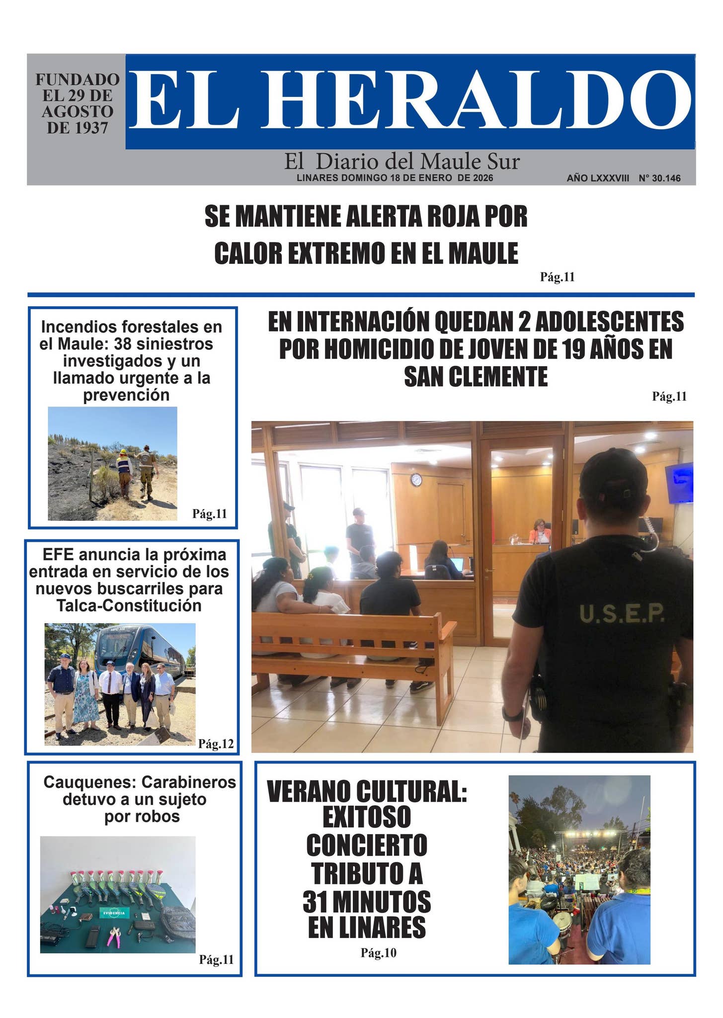 Domingo 18 de enero 2026