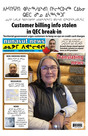 Nunavut News, January 19, 2026