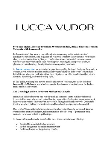 Bridal Shoes Malaysia