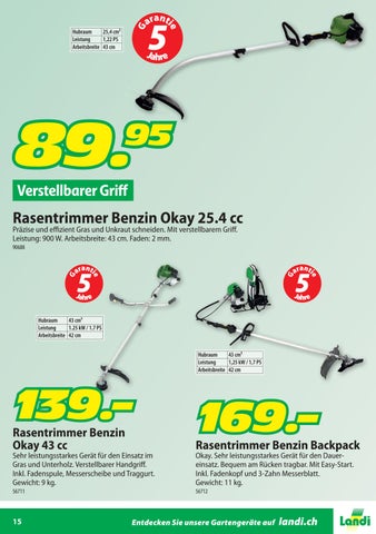 LANDI Themenflyer Gartengeräte 第 15 页