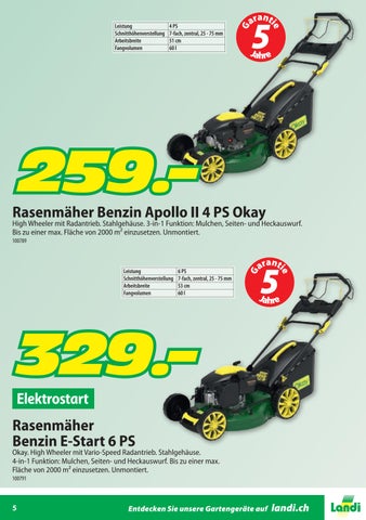 LANDI Themenflyer Gartengeräte 第 5 页