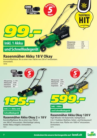 LANDI Themenflyer Gartengeräte 第 7 页