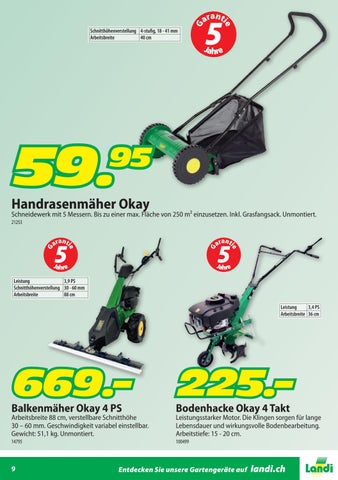 LANDI Themenflyer Gartengeräte 第 9 页