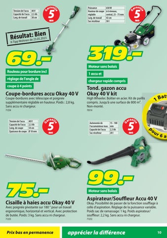 LANDI Prospectus à thème Outils 德文 jardin 第 10 页