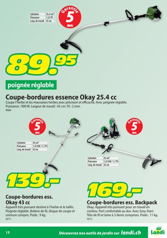 LANDI Prospectus à thème Outils 德文 jardin 第 15 页