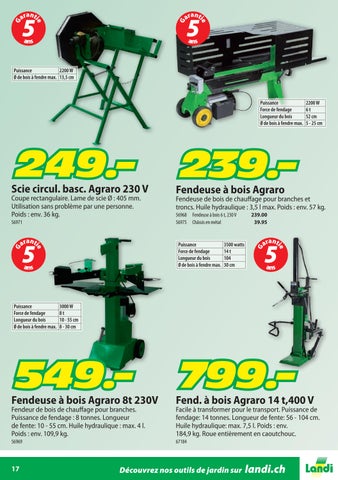 LANDI Prospectus à thème Outils 德文 jardin 第 17 页