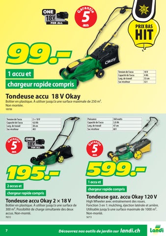 LANDI Prospectus à thème Outils 德文 jardin 第 7 页